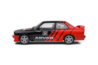 BMW E30 M3 ADVAN DRIFT Team, 1990, schwarz, S1801521 Solido 1:18 Metallmodell