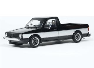VOLKSWAGEN CADDY MK.1 SOLIDO WORKS BLACK 1982 Solido 1:18 Metallmodell