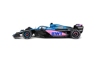 Alpine A523 BWT Alpine F1 Team Launch Livery blau Esteban Ocon, Pierre Gasly #31 #10 Formel 1 2023  Solido 1:18