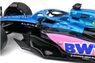 Alpine A523 BWT Alpine F1 Team Launch Livery blau Esteban Ocon, Pierre Gasly #31 #10 Formel 1 2023  Solido 1:18