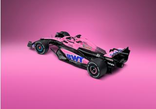 Alpine A523 BWT Alpine F1 Team Launch Livery pink Esteban Ocon, Pierre Gasly #31 #10 Formel 1 2023 Solido 1:18