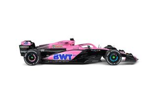 Alpine A523 BWT Alpine F1 Team Launch Livery pink Esteban Ocon, Pierre Gasly #31 #10 Formel 1 2023 Solido 1:18