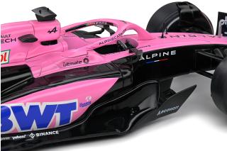 Alpine A523 BWT Alpine F1 Team Launch Livery pink Esteban Ocon, Pierre Gasly #31 #10 Formel 1 2023 Solido 1:18