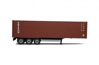 1:24 40Ft Containerauflieger rot S2400501 Solido 1:24