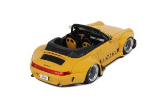 Porsche RWB Bodykit Nohra Yellow 2023 GT Spirit 1:18 Resinemodell (Türen, Motorhaube... nicht zu öffnen!)