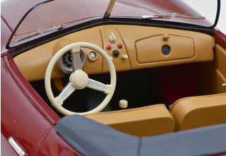 Porsche 356 Gmünd Cabriolet offen, dunkelrot LIMITED EDITION 500 Schuco ProR.18 Resinemodell 1:18 (Türen, Motorhaube... nicht zu öffnen!)
