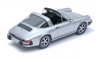 Porsche 911 Targa (1977), silber LIMITED EDITION 500 Schuco ProR.18 Resinemodell 1:18 (Türen, Motorhaube... nicht zu öffnen!)