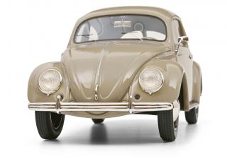VW Volkswagen Brezelkäfer Limousine, beige Schuco ProR.18 Resinemodell 1:18 (Türen, Motorhaube... nicht zu öffnen!)