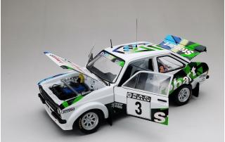 Ford Escort RS1800-#M. Wilson/J.Millington winner Roger Albert Clark Rally 2008 Limited edition: 999PCS SunStar Metallmodell 1:18