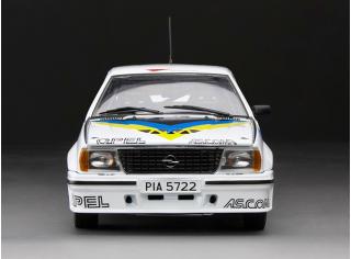 Opel Ascona 400 #3 A.Kulläng/B.Berglund, Esso Lombard RSAC Scottish Rally 1980, white/blue/yellow SunStar Metallmodell 1:18