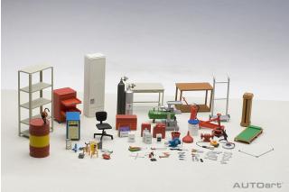 Werkzeug-Set - GARAGE KIT SET AUTOart 1:18