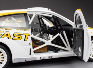 Ford Focus RS WRC 2006  #46 V.Rossi/C.Cassina Monza Rally Show, white/yellow SunStar Metallmodell 1:18