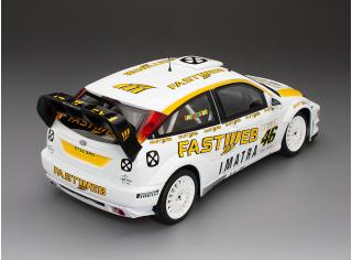 Ford Focus RS WRC 2006  #46 V.Rossi/C.Cassina Monza Rally Show, white/yellow SunStar Metallmodell 1:18
