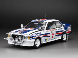 Opel Ascona 400 1983  #2 A.Vatanen/T.Harryman, Winner Marlboro Safari Rally, white/red/blue SunStar Metallmodell 1:18