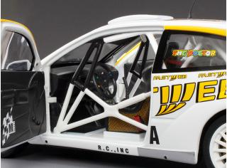 Ford Focus RS WRC 2006  #46 V.Rossi/C.Cassina Monza Rally Show, white/yellow SunStar Metallmodell 1:18