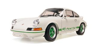 PORSCHE 911 CARRERA RS - 1972 - WHITE Minichamps 1:18 Metallmodell mit zu öffnenden Türen und Haube(n)