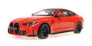 BMW M4 - 2024 - RED METALLIC Minichamps 1:18 Metallmodell mit zu öffnenden Hauben und Türen!