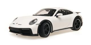 PORSCHE 911 DAKAR - 2022 - WHITE Minichamps 1:18 Metallmodell mit zu öffnenden Türen und Haube(n)