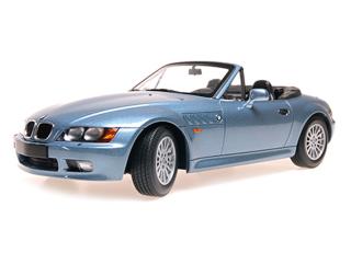 BMW Z3 ROADSTER - 1997 - LIGHT BLUE METALLIC Minichamps 1:18 Metallmodell, Türen, Motorhaube... nicht zu öffnen