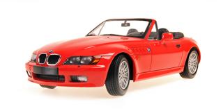 BMW Z3 ROADSTER - 1997 - RED Minichamps 1:18 Metallmodell, Türen, Motorhaube... nicht zu öffnen