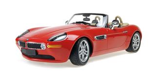 BMW Z8 ROADSTER - 2000 - RED Minichamps 1:18 Metallmodell, Türen, Motorhaube... nicht zu öffnen