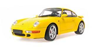 PORSCHE 911 (993) TURBO - 1995 - YELLOW Minichamps 1:18 Metallmodell, Türen, Motorhaube... nicht zu öffnen