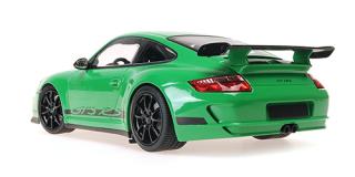 PORSCHE 911 GT3 RS - 2007 - GREEN Minichamps 1:18 Metallmodell, Türen, Motorhaube... nicht zu öffnen