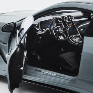 Mercedes-AMG CLE 53 Coupé alpin grey NZG 1:18 Metallmodell