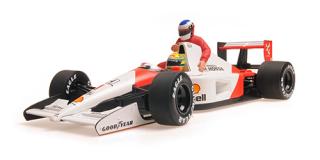 MCLAREN HONDA MP4/6 - AYRTON SENNA - W/JEAN ALESI RIDING - MEXICO GP 1991 Minichamps 1:18 Metallmodell, Türen, Motorhaube... nicht zu öffnen