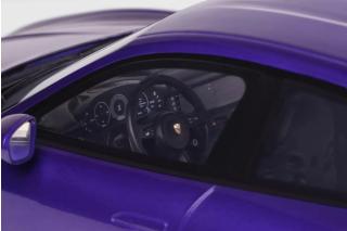 PORSCHE TAYCAN TURBO GT PURPLE SKY METALLIC 2023 GT Spirit 1:18 Resinemodell (Türen, Motorhaube... nicht zu öffnen!)