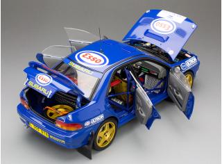 Subaru Impreza 555 1993 #1 Colin McRae Winner Memorial Bettega, blue SunStar Metallmodell 1:18
