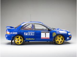 Subaru Impreza 555 1993 #1 Colin McRae Winner Memorial Bettega, blue SunStar Metallmodell 1:18