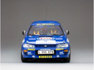 Subaru Impreza 555 1993 #1 Colin McRae Winner Memorial Bettega, blue SunStar Metallmodell 1:18