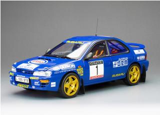 Subaru Impreza 555 1993 #1 Colin McRae Winner Memorial Bettega, blue SunStar Metallmodell 1:18