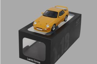 PORSCHE 968 TURBO S YELLOW 1993 GT Spirit 1:18 Resinemodell (Türen, Motorhaube... nicht zu öffnen!)