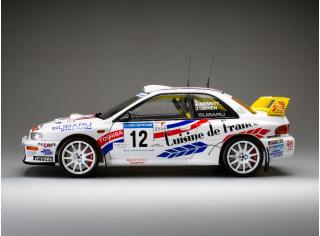 Subaru Impreza 2002  S6 WRC #12 A.Nesbitt/J.O`Brien, Winner Jim Clark Memorial Rally, white/red/blue SunStar Metallmodell 1:18