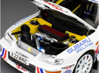 Subaru Impreza 2002  S6 WRC #12 A.Nesbitt/J.O`Brien, Winner Jim Clark Memorial Rally, white/red/blue SunStar Metallmodell 1:18