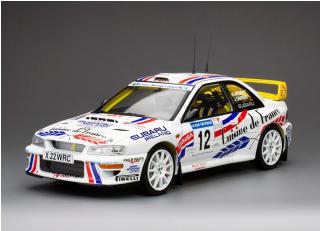 Subaru Impreza 2002  S6 WRC #12 A.Nesbitt/J.O`Brien, Winner Jim Clark Memorial Rally, white/red/blue SunStar Metallmodell 1:18