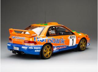 Subaru Impreza S5 WRC 1999 #1 A.Kremer/F.Berßen ,Winner ADAC Rallye Deutschland, red SunStar Metallmodell 1:18