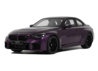 BMW M2 PURPLE 2023 GT Spirit 1:18 Resinemodell (Türen, Motorhaube... nicht zu öffnen!)