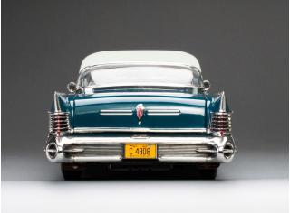 Buick Limited Riviera coupe 1958 *platinum collection*, glacier white/dark turquoise poly SunStar Metallmodell 1:18