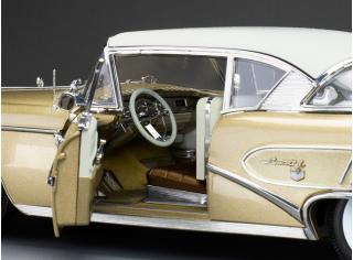 Buick Limited Riviera coupe 1958  *platinum collection*, glacier white/gold mist SunStar Metallmodell 1:18