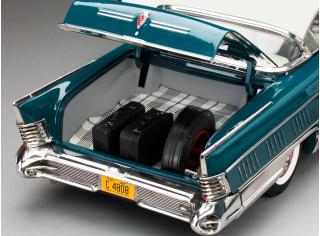 Buick Limited Riviera coupe 1958 *platinum collection*, glacier white/dark turquoise poly SunStar Metallmodell 1:18