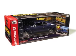 Plymouth Duster 340 1970 *Mecum Auctions*, violet Auto World 1:18