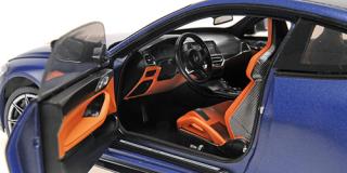 BMW M4 - 2020 - BLUE METALLIC Minichamps 1:18 Metallmodell mit zu öffnenden Türen und Haube(n)