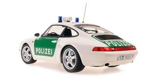 PORSCHE 911 (993) - 1993 - POLIZEI Minichamps 1:18 Metallmodell, Türen, Motorhaube... nicht zu öffnen