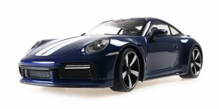 PORSCHE 911 (992) SPORT CLASSIC – 2022 – BLUE METALLIC Minichamps 1:18 Metallmodell, Türen, Motorhaube... nicht zu öffnen