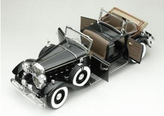 Ford Lincoln KB 1932 Top Down-Black  SunStar Metallmodell 1:18