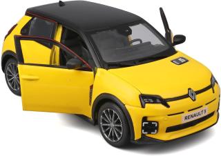 Renault 5 E-Tech gelb Burago 1:24
