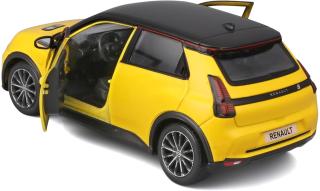 Renault 5 E-Tech gelb Burago 1:24